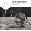 Supporto per dispenser riutilizzabile in acciaio inox con imbuto. 1