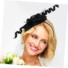 Fasinatorhatt for kvinner Gaze-hatt med bred brem, naken fascinator, dekorativt hodeplagg til teselskap