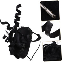 Fasinator-hattu naisille, leveälierinen harsohattu, alaston, Fascinator-teekutsut, koristeellinen päähine
