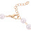 Collana da piede con perle e strass per donna, sandali a piedi nudi con perline 2