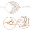 Collana da piede con perle e strass per donna, sandali a piedi nudi con perline 6