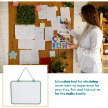 Magnetic Dry Erase Small Whiteboard 17X21.3Cm Double-Sided Hanging Board