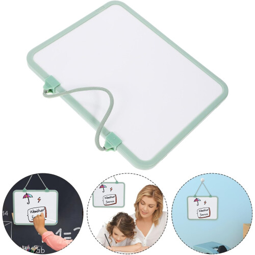 Magnetisch whiteboard (17 x 21,3 cm), dubbelzijdig ophangbaar