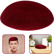 Samt-Fascinator-Basis, runder Fussel, Hutmacherei, Baskenmützen-Futterformer