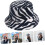 Plüsch-Bucket-Hat mit Zebramuster, warmer, winddichter Fischerhut 2