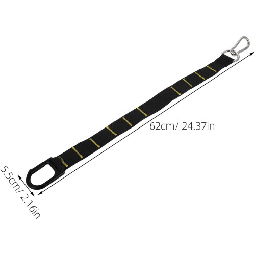 Endurance Sled Pull Straps Adjustable Gym Hanging Belt with Spring Hook Strength Training Harness 1