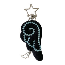 Vintage geïnspireerde doek vleugel sleutelhanger-Groente