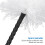 Cotton Flute Cleaner Brush Twisted Wire Brush with Loop Handle Practical Lightweight White Cleaning Head 3