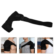 Verstellbare Schulterstützbandage mit Kompressions-Neoprenmanschette und Brustgurt