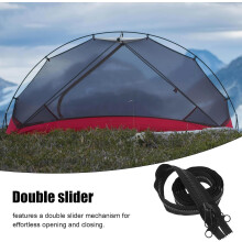 Robuster, großer Nylon-Doppelreißverschluss für Zeltplanen und Schlafsäcke