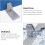 Divider Clip Partition Support Clip for Table Desk Extended Flat Base Aluminum Alloy Baffle Clamp 2