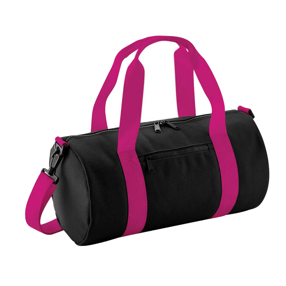 Bagbase (One Size, Black/Fuchsia) Original Duffle Bag