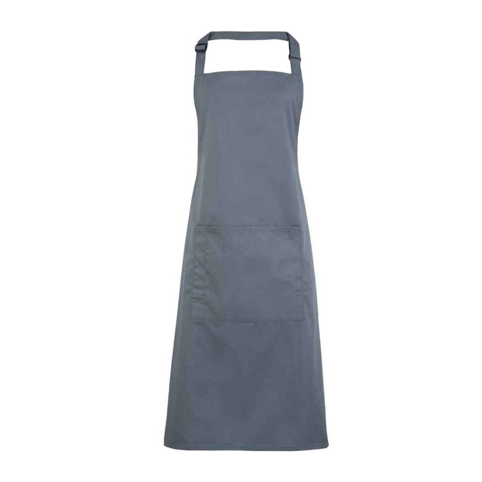 Premier (One Size, Steel) Unisex Adult Colours Pocket Full Apron