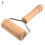 Dobbelthovedet kagerulle med non-stick overflade, træ & 1