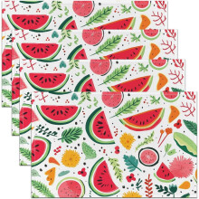 Wassermelonen-Platzsets, 4er-Set, 45,7 x 30,5 cm