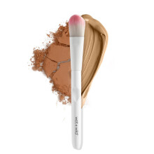 wet n wild Foundation Brush, Densely-Packed Synthetic Fiber Bristles for Liquid, Cream & Powder, Ergonomic Handle for Comfortable Control-Foundation