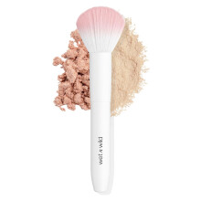 wet n wild Powder Brush, Ultra-Plush Synthetic Bristles for Flawless Application, Ergonomic Handle for Comfortable Precision Control - White - Powder