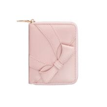 Trendy PU Leather Money Holder With Roomy Interior And-Pink