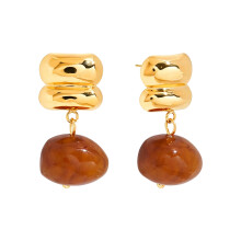 Trendy Handmade Resin Studs Earrings Lightweight And-JDE0109029