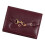 Modern Short Wallet Compact Organizer With Coin Pocket-Date red 1