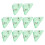 10Pcs 2x1.54Inch Triangle Shaped Document Clips For-Green 1
