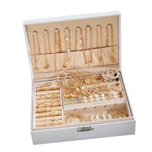 86Pcs Sturdy Alloy Jewelry Bundle Necklace Rings Earring Set For