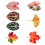 Book Page Holder Bookmarks Acrylic Materials-Leaves 7 pieces 1