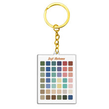 Seasonal Color Analysis Sample Keychain Sturdy Acrylic-1