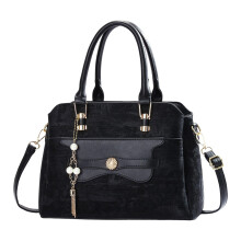 Fashion Shoulder Bag Lightweight-Black (30cm