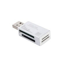 Kompakter USB-Speicherkartenleser | 4 in 1