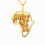 U7 Afrika Elefant Halskette - Gold 1