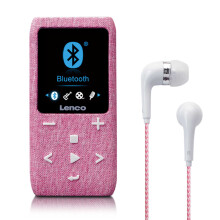 MP3-/MP4-Player mit Bluetooth, 8 GB Speicher, Pink, FM-Radio