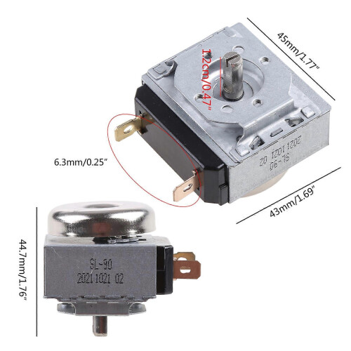 90 Minutes Timer Switch Microwave Oven compatible with Time Controller Mechanical Timer compatible with Home Electric Oven Steamer Cooker Access 2