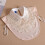 Finto colletto da donna coreana a strati con revers, pizzo floreale ondulato e patchwork staccabile 5