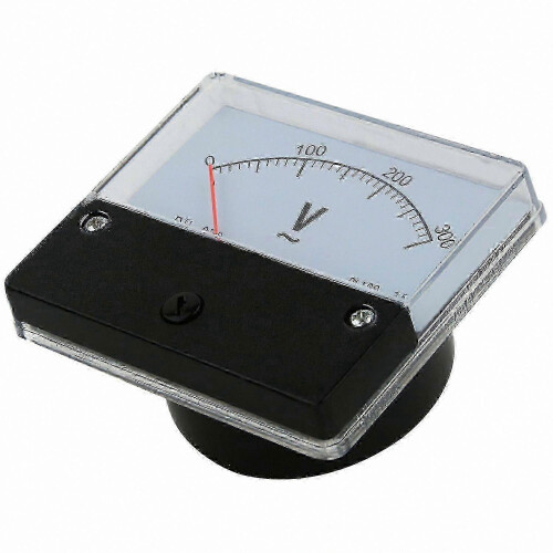Analog Voltmeter Panel Meter 0-300V AC Rectangle Voltage Gauge 2