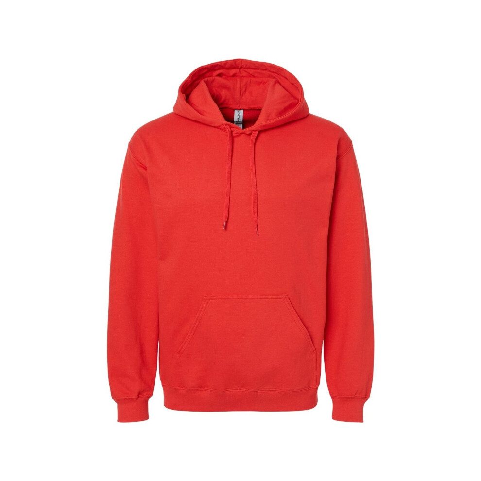 Gildan (3Xl, ) Unisex Adult Softstyle Fleece Midweight Hoodie Red