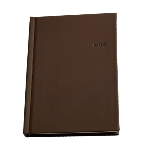 Draagbaar PU-lederen dagboek met harde-mintgroene chocolade
