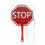Red Handheld Stop Sign Paddle compatible with Classroom Use by Teachers 2