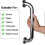 Bathroom grab bars compatible with elderly 2 pack stainless steel rail 3