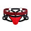 String pour homme, rouge uni, respirant, lot de 1 1