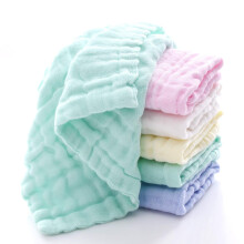 Muslin Cotton Baby Washcloths 10x10in 5 Pack
