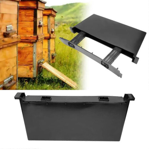 4L Bees Feeder Plastic Inside Honeycomb Water Feeder Bees Drinking Device Plastic Texture Suitable compatible with Prevent Bees Drowning 1