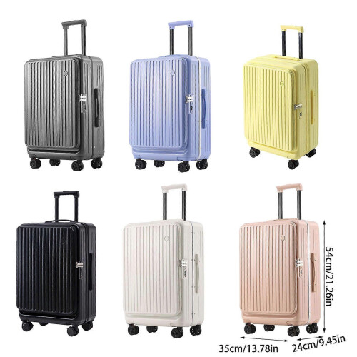 Lightweight PC ABS Hardshells Trolley Expandable Spinner Luggage Scratch Resistant Surfaces with Combination Lock 2