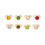 Bague ouverte avec pierres précieuses empilables-Couleur or 1