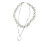 Collier élégant avec pendentif en forme de cœur-transparent 1