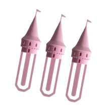 Plastique léger de signets miniatures délicats de tour de-Rose