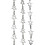 Practical Hollow Star Shape Necklace Chain-Steel color 1