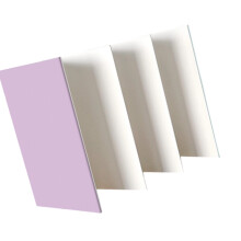 Katoenen aquarelboek, aquareldagboek, uitvouwbaar-Paars