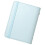 Pocket Size PU Cover Notebook With Elastic Strap 80-lake blue 1