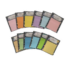 Pack Of 12 Premium Paper Name Sticker Label Pad Reusing For